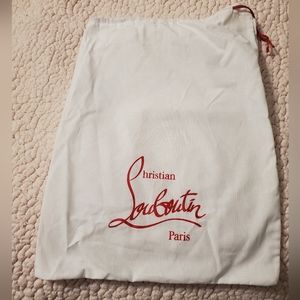 🆕 Christian Louboutin dust bag 12”x16” canvas